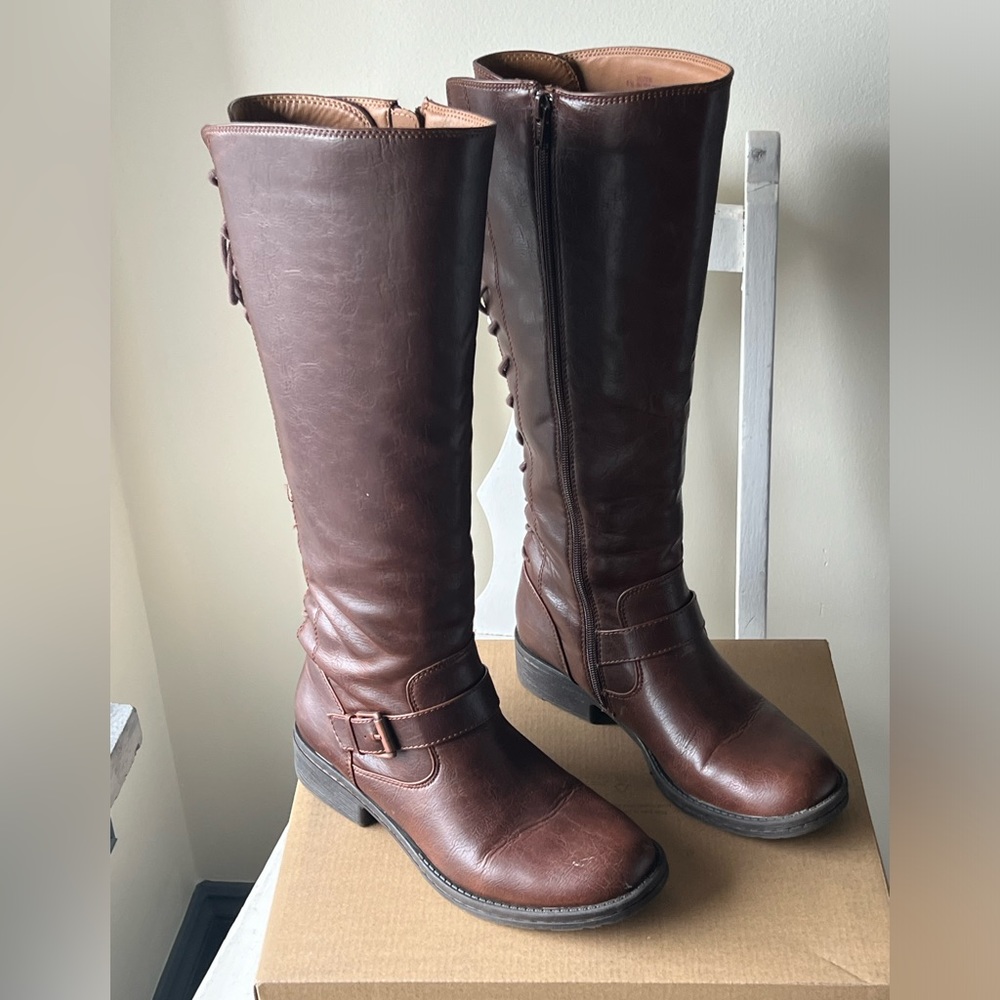 EUROSOFT by Sofft Selden Faux Leather Tall Riding Boot